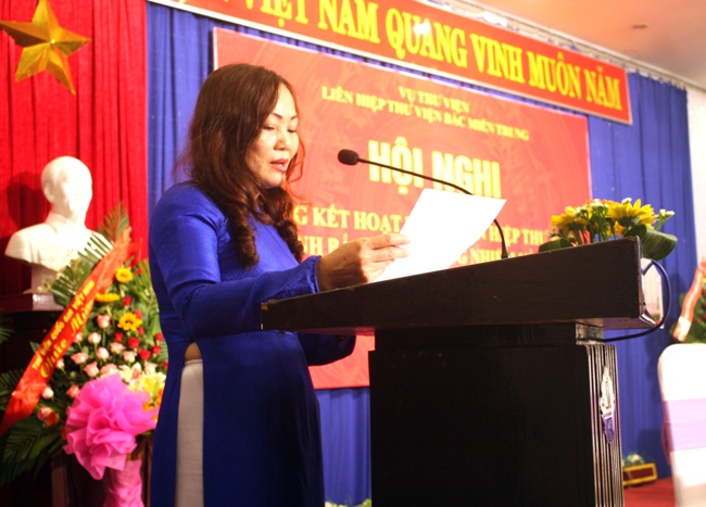 Hội nghị tổng kết hoạt động Liên hiệp Thư viện Bắc miền Trung nhiệm kỳ 2014 - 2015